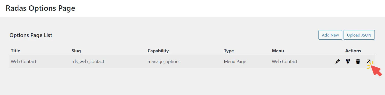 Address Field Settings